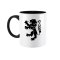 Tvbrs Tasse Loewe Schwarz - schwarz