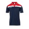 uhlsport Offense 23 Poloshirt Blau Rot F10 - blau