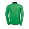 uhlsport Offense 23 Ziptop Kids Grün Schwarz F06 - gruen