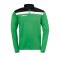 uhlsport Offense 23 Ziptop Kids Grün Schwarz F06 - gruen