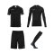 uhlsport Reaction Torwartset Kids Schwarz Grau F01 - schwarz