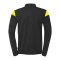uhlsport Squad 27 1/4 Zip Top Sweatshirt Schwarz F09 - schwarz