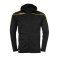 uhlsport Stream 22 Kapuzenjacke Schwarz Gelb F23 - Schwarz