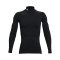 Under Armour Baselayer ColdGear Comp Mock T-Shirt Schwarz F001 - schwarz