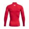 Under Armour Baselayer ColdGear Comp Mock T-Shirt Rot F600 - rot
