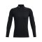 Under Armour Baselayer CG Fitted Mock Longsleeve T-Shirt Schwarz F001 - schwarz