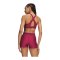 Under Armour Crossback Mid Sport-BH Damen Rot F622 - rot