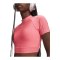 Under Armour HeatGear Crop Mock Damen Rosa F600 - rosa