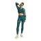 Under Armour HeatGear Mesh Leggings Damen Grün F338 - gruen