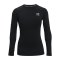 Under Armour Baselayer HG Authentics Comp Longsleeve Underwear Longseeve Damen Schwarz F001 - schwarz
