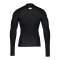 Under Armour Baselayer HG Comp Mock Longlseeve T-Shirt Schwarz F001 - schwarz