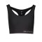 Under Armour Mid Keyhole Sport-BH Damen F001 - schwarz