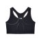 Under Armour Mid Keyhole Sport-BH Damen F001 - schwarz