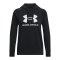 Under Armour Rival Fleece Big Logo Hoody Damen Schwarz F001 - schwarz