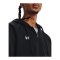 Under Armour Rival Fleece Kapuzenjacke Schwarz F001 - schwarz