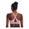 Under Armour Rush High Sport-BH Damen Pink F698 - rosa