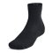Under Armour TC Quarter 3er Pack Socken Schwarz F001 - schwarz