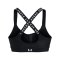 Under Armour Zip Sport-BH Damen Schwarz F001 - schwarz