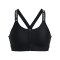 Under Armour Zip Sport-BH Damen Schwarz F001 - schwarz