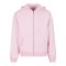 Urban Classic Fluffy Kapuzenjacke Rosa - rosa
