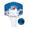 Wilson NBA Oklahoma City Thunder Team Mini Hoop Basketball Set Mini Basketballkorb Silber - silber