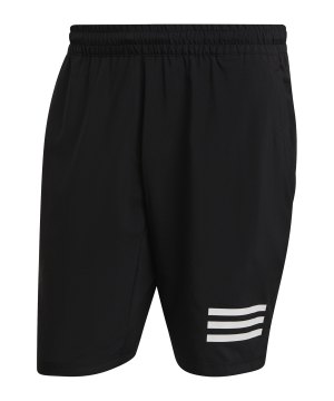 adidas-3-stripes-tennis-short-schwarz-weiss-gl5411-fussballtextilien_front.png