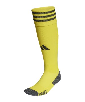 adidas-adisock-23-strumpfstutzen-gelb-grau-ib7797-teamsport_front.png