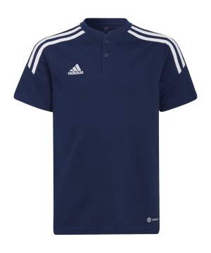 adidas-condivo-22-poloshirt-kids-blau-h44109-teamsport_front.png
