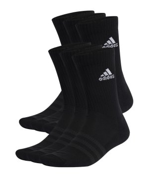 adidas-cushioned-crew-6er-pack-socken-schwarz-ic1316-fussballtextilien_front.png