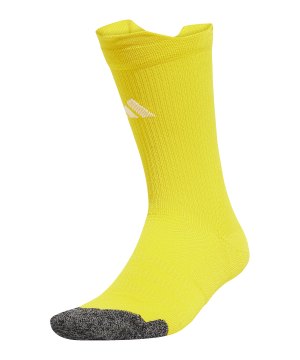 adidas-cushioned-performance-crew-socken-gelb-jw3437-teamsport_front.png