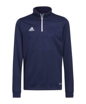 adidas-entrada-22-halfzip-sweatshirt-kids-blau-h57484-teamsport_front.png