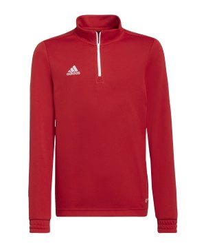 adidas-entrada-22-halfzip-sweatshirt-kids-rot-h57550-teamsport_front.png