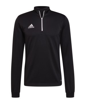 adidas-entrada-22-halfzip-sweatshirt-schwarz-h57544-teamsport_front.png