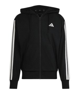adidas-essentials-3-stripes-kapuzenjacke-schwarz-jd1877-fussballtextilien_front.png