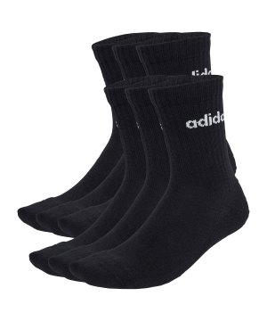 adidas-linear-crew-cushioned-6-pair-socken-schwarz-jl6094-laufbekleidung_front.png