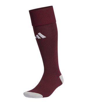 adidas-milano-23-strumpfstutzen-braun-weiss-grau-ib7820-teamsport_front.png