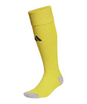 adidas-milano-23-strumpfstutzen-gelb-weiss-grau-ib7815-teamsport_front.png