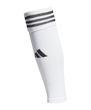 adidas-team-leeves-23-strumpfstutzen-weiss-ht6541-teamsport_front.png