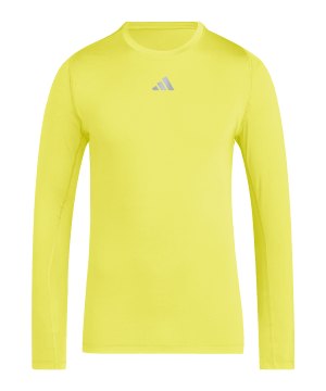 adidas-techfit-longsleeve-t-shirt-gelb-jy0865-teamsport_front.png