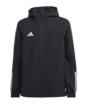 adidas-tiro-23-comp-allwetterjacke-kids-schwarz-hk7659-teamsport_front.png