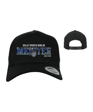 delay-sports-a-meister-curved-snapback-cap-schwarz-7707-equipment_front.png