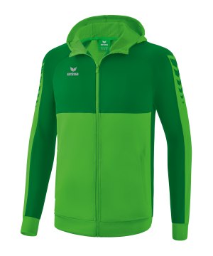erima-six-wings-kapuzenjacke-gruen-weiss-1032208-teamsport_front.png