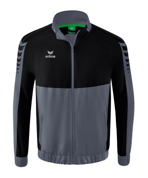 erima-six-wings-praesentationsjacke-grau-schwarz-1012203-teamsport_front.png