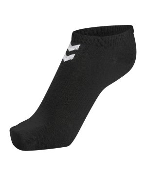 hummel-chevron-6-pack-ankle-socken-schwarz-f2042-213250-indoor_front.png