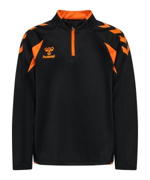 hummel-core-2-0-half-zip-top-kids-schwarz-f2461-230833-indoor_front.png