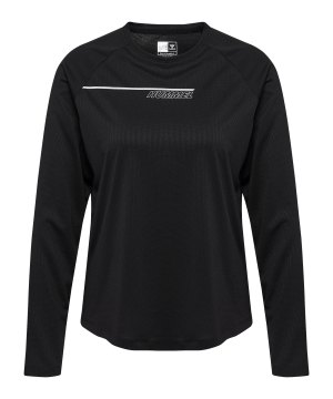 hummel-court-weight-t-shirt-damen-schwarz-f2001-226889-laufbekleidung_front.png