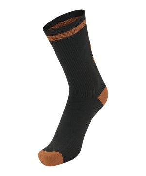hummel-elite-low-socken-schwarz-orange-f2461-204043-fussballtextilien_front.png