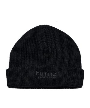 hummel-half-rib-beanie-schwarz-f2001-229873-lifestyle_front.png