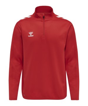 hummel-hmlcore-xk-halfzip-sweatshirt-rot-f3062-211479-teamsport_front.png