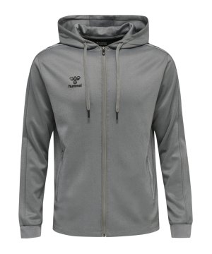 hummel-hmlcore-xk-poly-kapuzenjacke-grau-f2006-211484-teamsport_front.png
